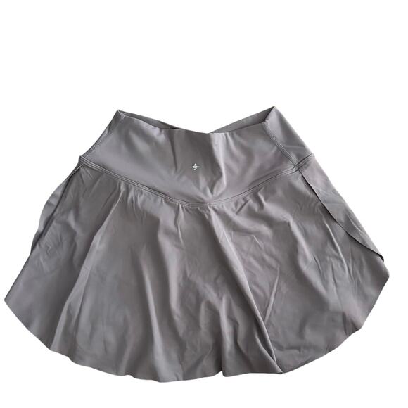 NEW Halara Size M Softly Zero Airy Skort Skirt Pickleball Tennis Golf Taupe - Picture 2 of 4